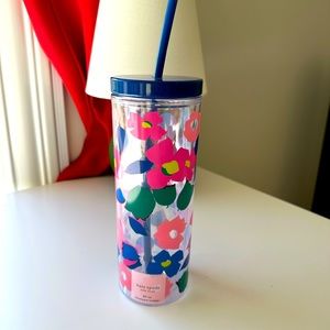 Kate Spade Tumbler with Straw